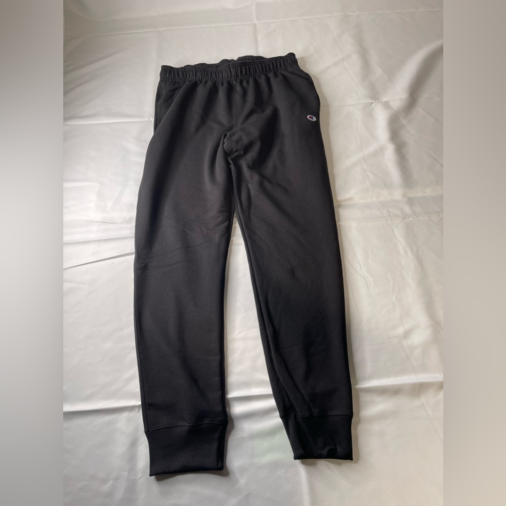 CHAMPION 💥 Black Fleece Joggers (Size: Large)